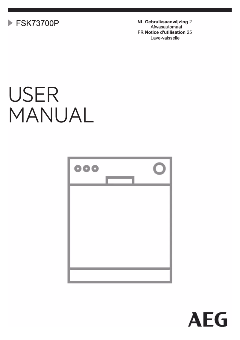 Image de la première page du manuel de l'appareil FSK73700P