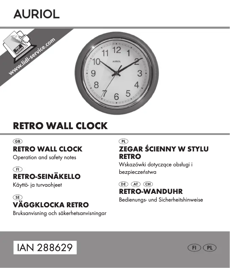 Página 1 del manual Manual de usuario Auriol IAN 288629