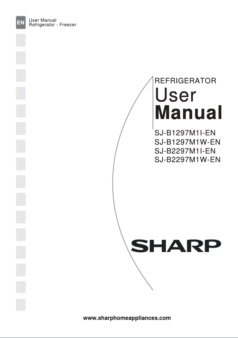 Page 1 de la notice Manuel utilisateur Sharp SJ-B2297M1W