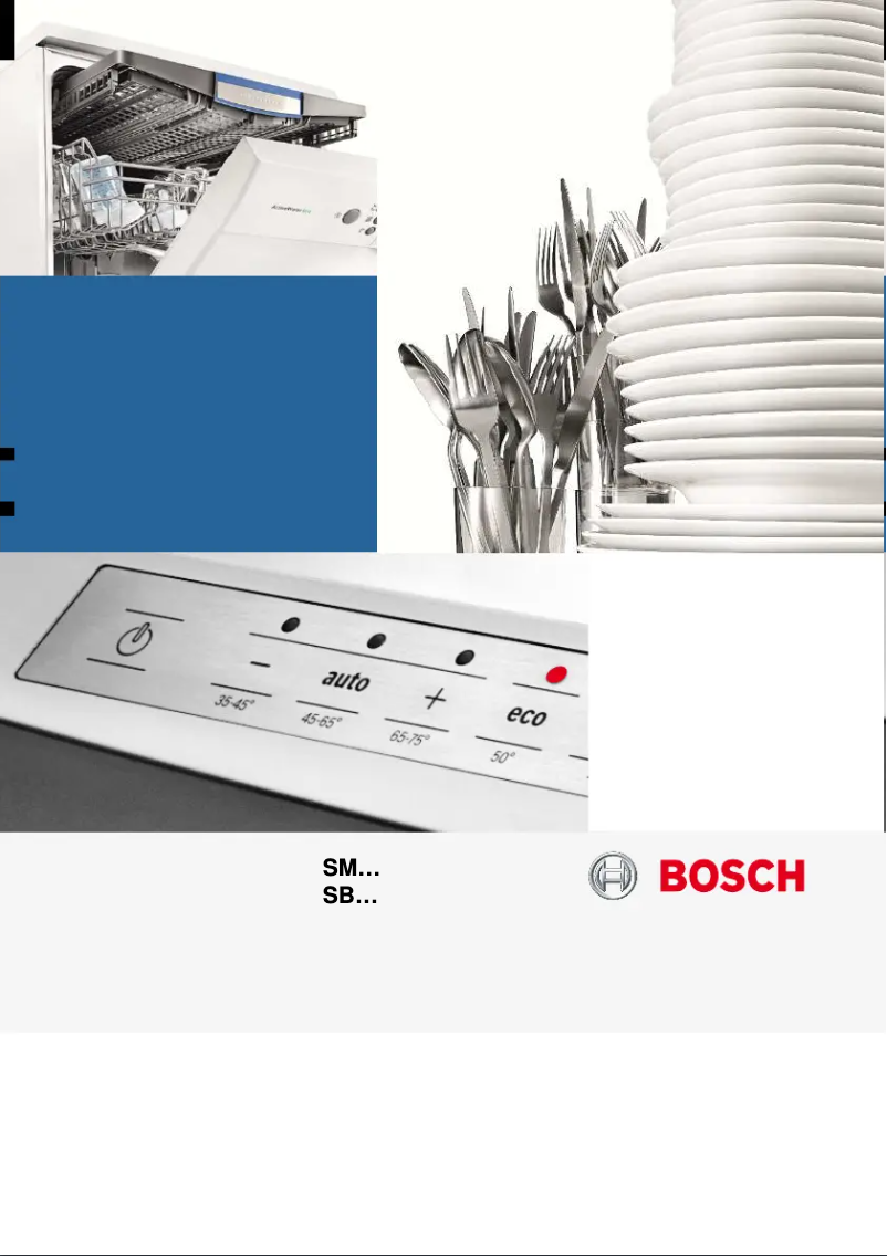 Page n°1 - Manuel utilisateur Bosch SMV65P21EU