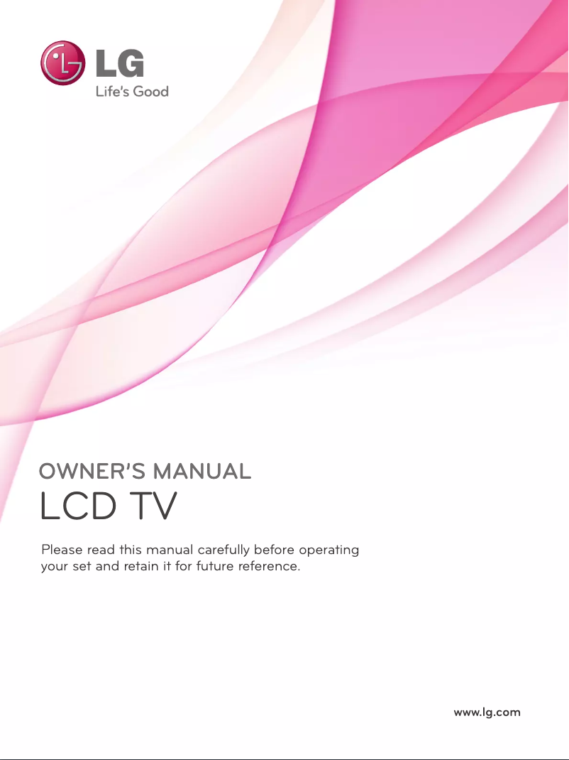 Page 1 of the manual User Manual LG 22LD345