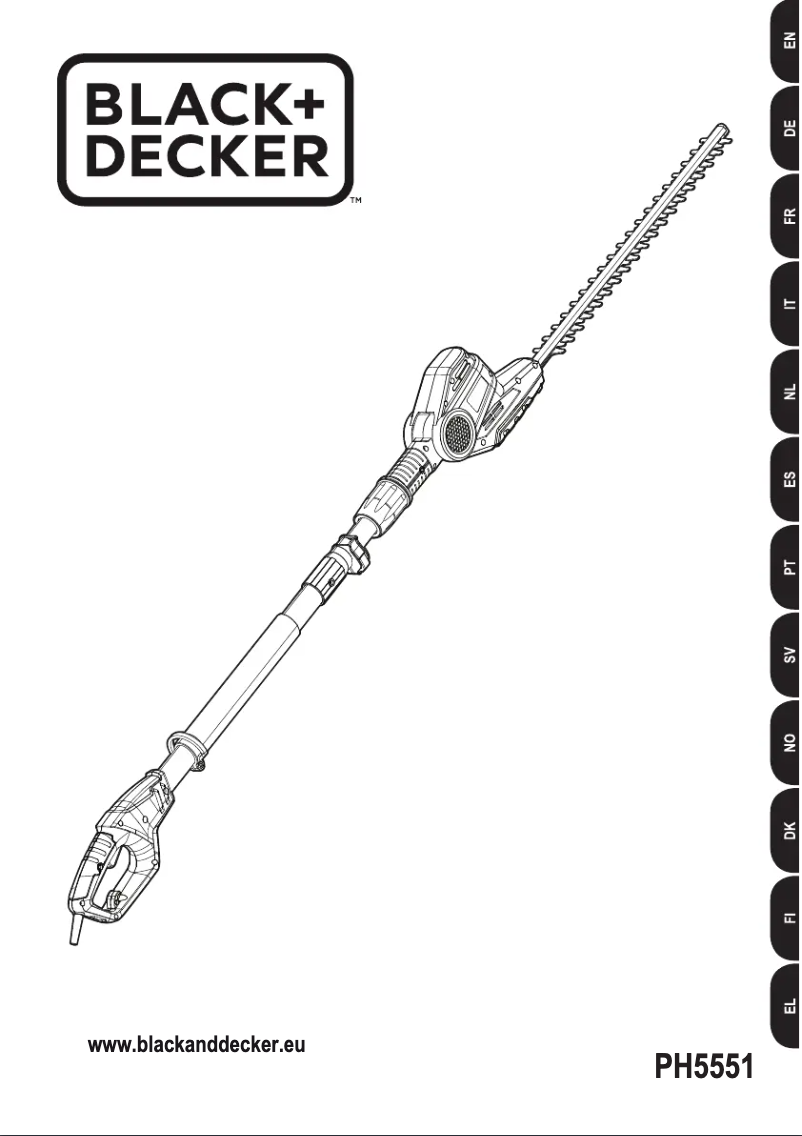 Page 1 de la notice Manuel utilisateur Black & Decker PH5551