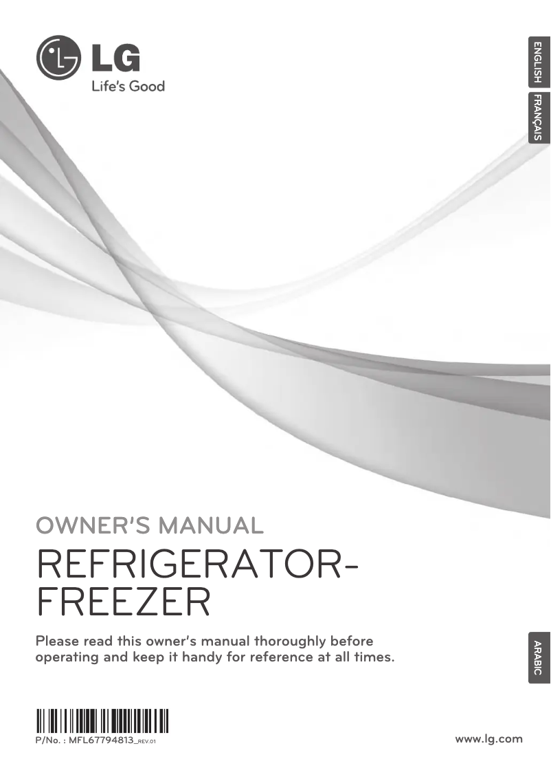 Page 1 de la notice Manuel utilisateur LG GW-F642BLQZ