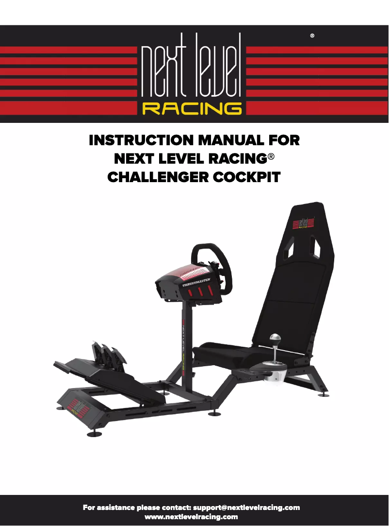 Image de la première page du manuel de l'appareil Challenger Cockpit