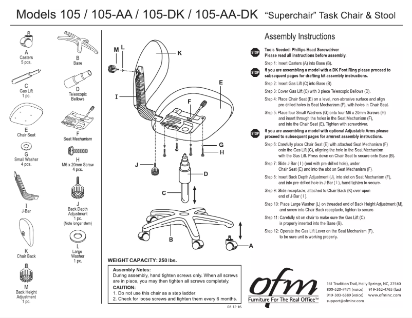 Image de la première page du manuel de l'appareil 105