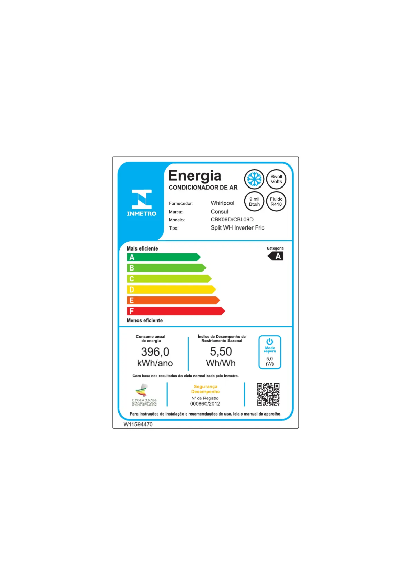 Page 1 de la notice Manuel utilisateur Consul CBK09DBXCJ
