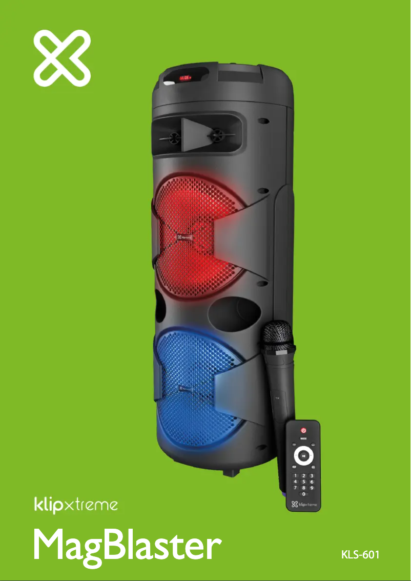 Page n°1 - Manuel utilisateur Klip Xtreme MagBlaster KLS-601