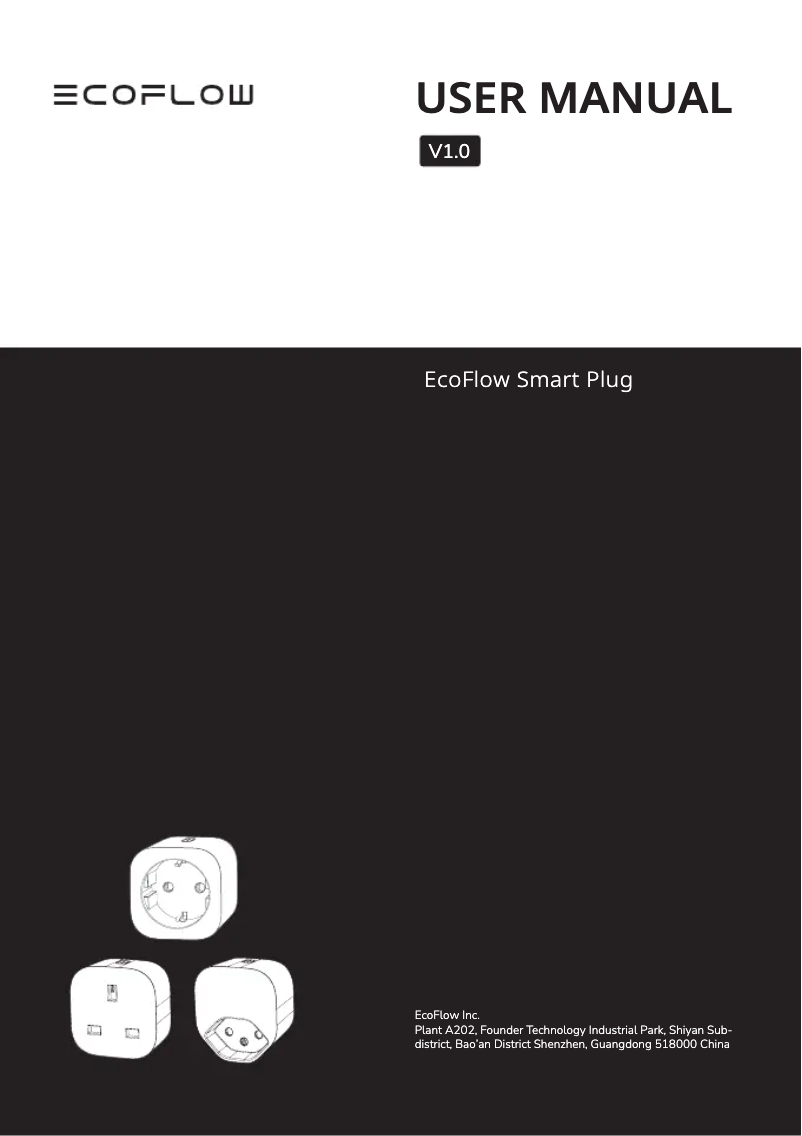 Image de la première page du manuel de l'appareil Smart Plug