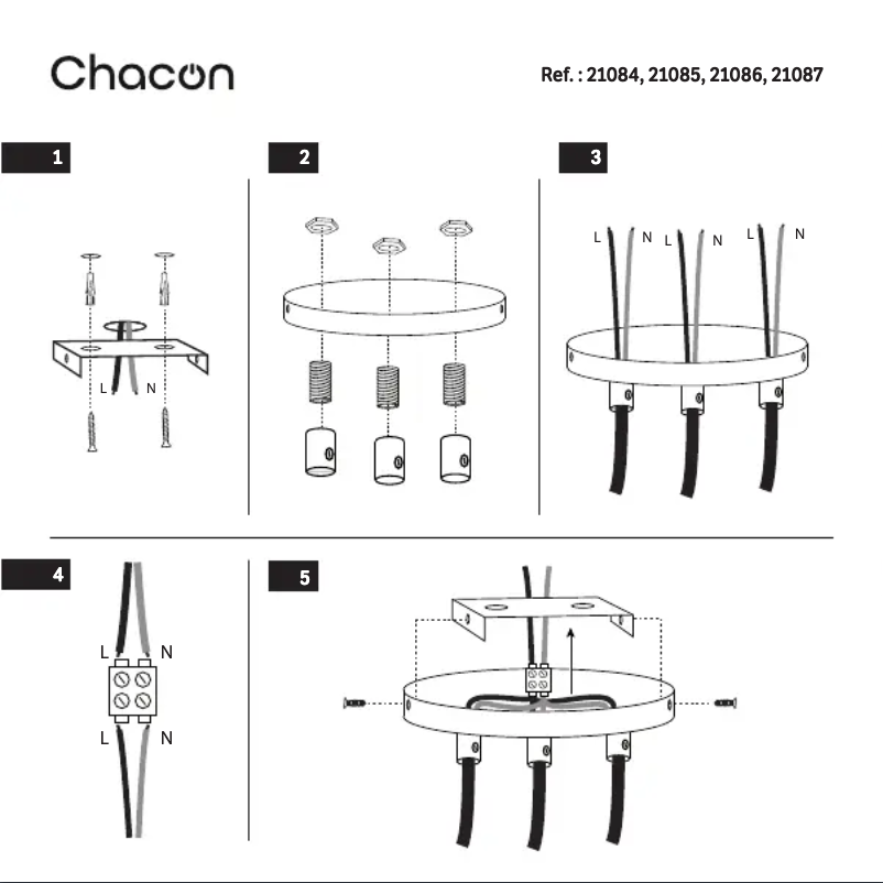 Page 1 de la notice Manuel utilisateur Chacon 21084