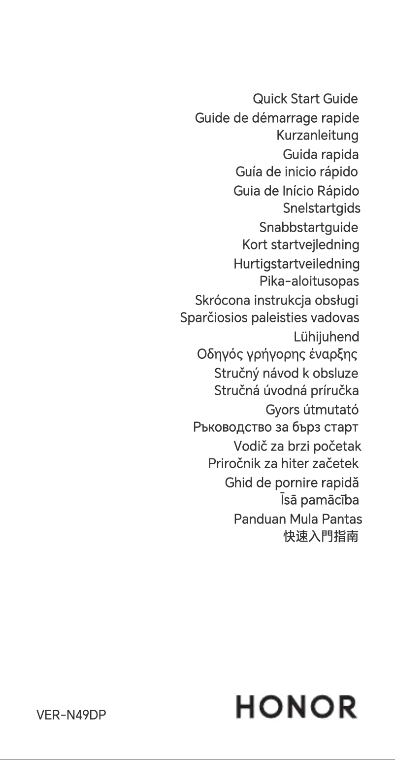 Image de la première page du manuel de l'appareil Magic V2 RSR