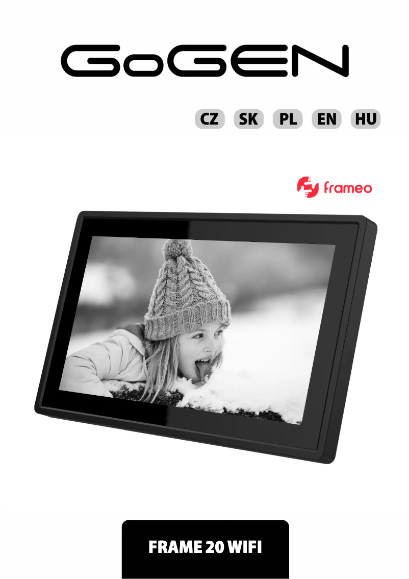 Image de la première page du manuel de l'appareil FRAME 20 WIFI