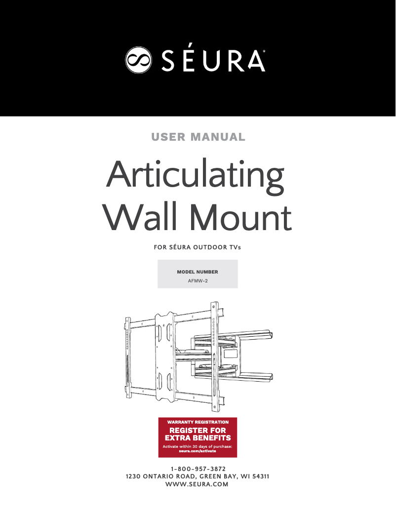 Page 1 de la notice Manuel utilisateur Seura AFMW-2