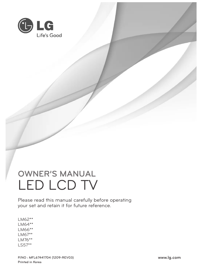 Página 1 del manual Manual de usuario LG 55LM765S