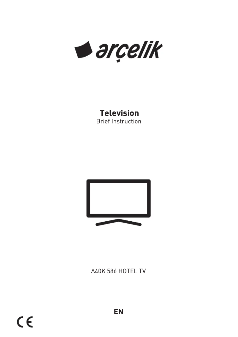 Page 1 de la notice Manuel utilisateur Arçelik A40K 586