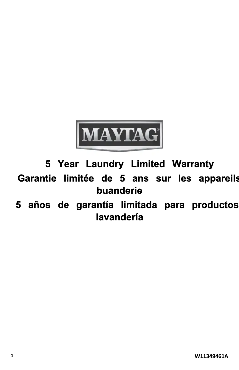 Image de la première page du manuel de l'appareil MGD6230RHW