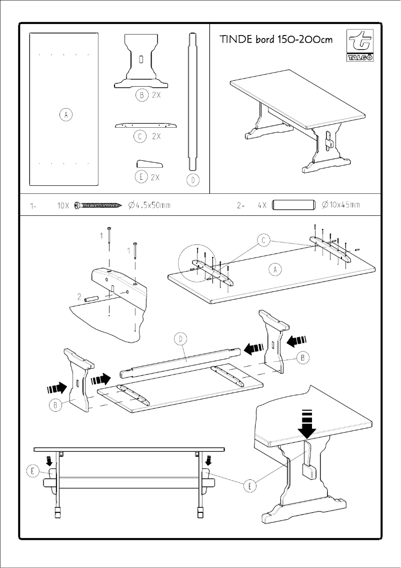 Image de la première page du manuel de l'appareil Tinde