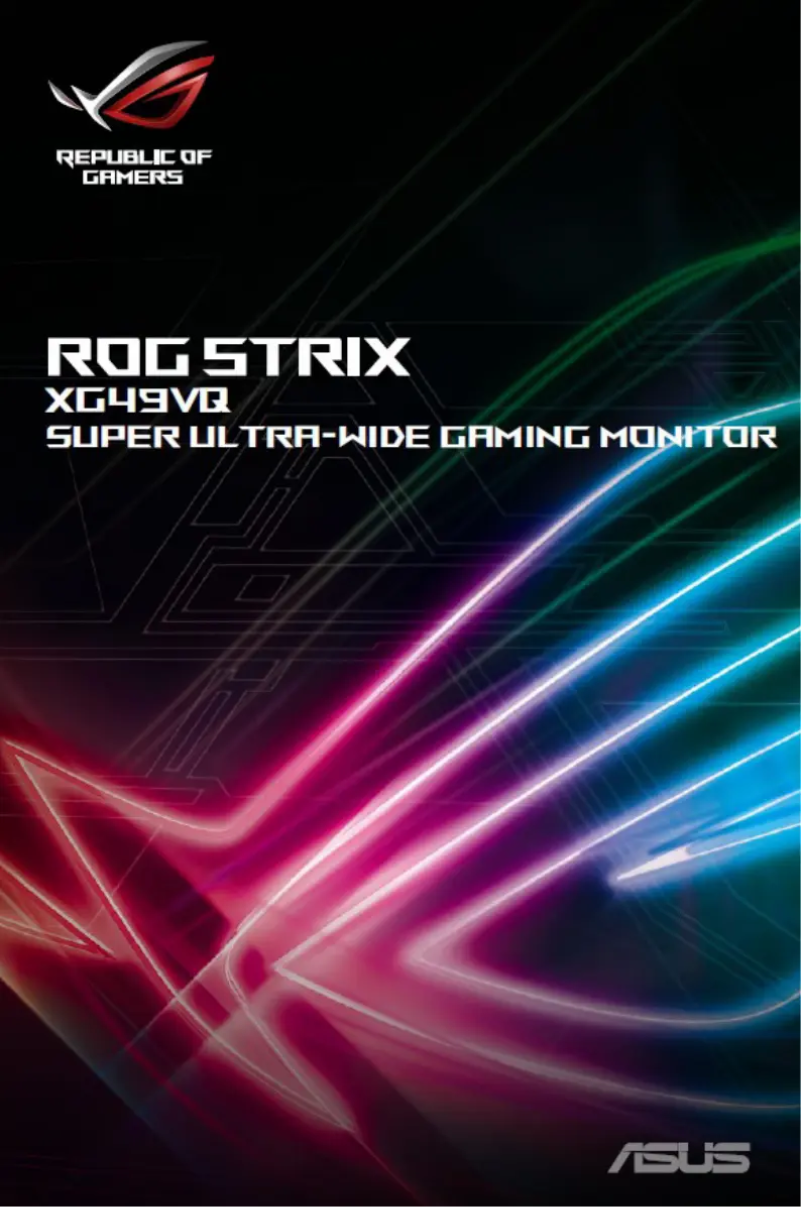 Page n°1 - Manuel utilisateur Asus ROG Strix XG49VQ