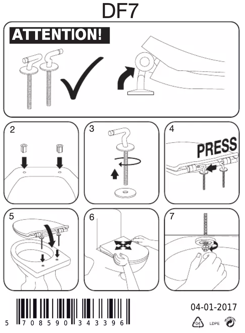 Página 1 del manual Manual de usuario Pressalit Objecta Pro