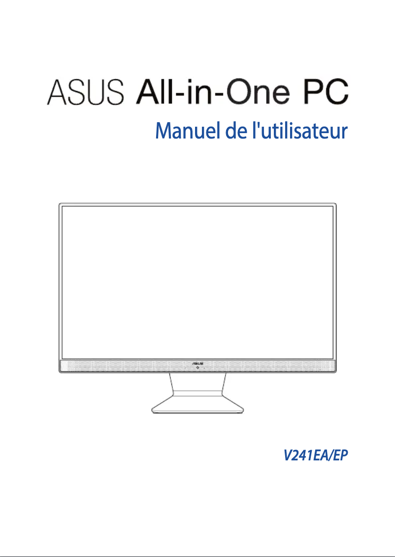 Page 1 de la notice Manuel utilisateur Asus V241EP