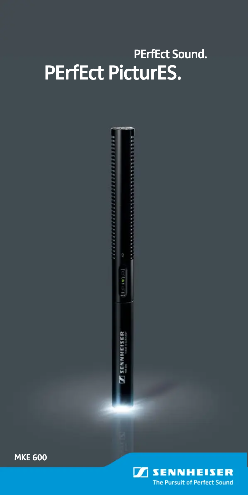 Page 1 de la notice Brochure Sennheiser MKE 600