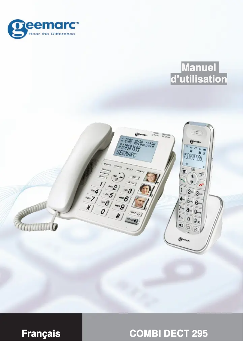 Imagen de la primera página del manual del dispositivo AmpliDECT Combi 295