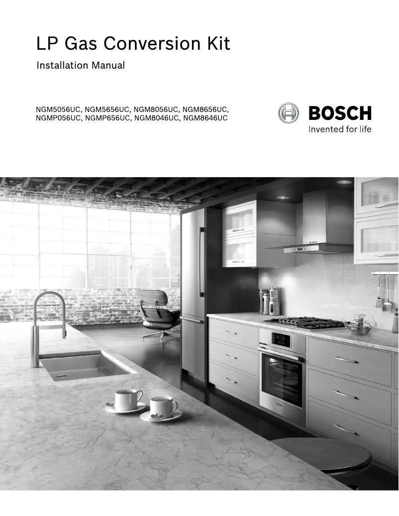 Page 1 de la notice Instructions / montage Bosch NGM8656UC