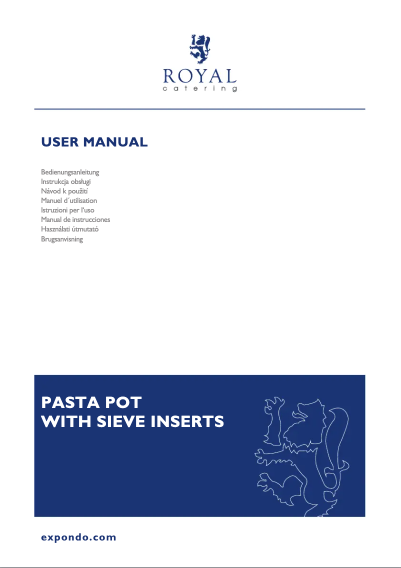 Page 1 de la notice Manuel utilisateur Royal Catering RCPP-450-3