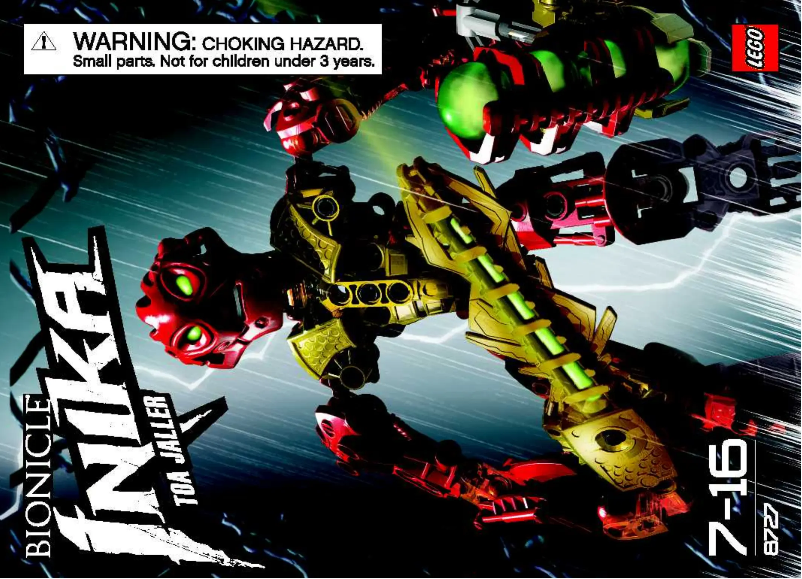 Page n°1 - Manuel utilisateur Lego Bionicle 8727