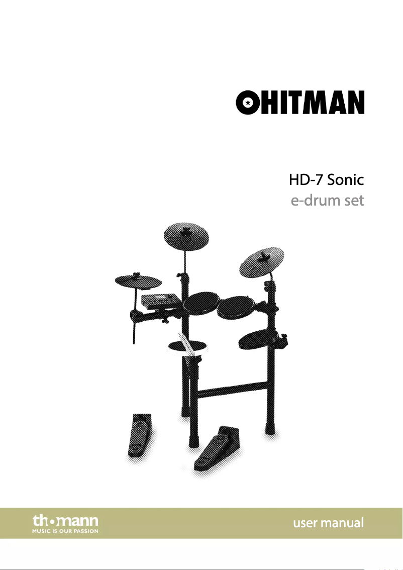 Page 1 de la notice Manuel utilisateur Hitman HD-7 Sonic