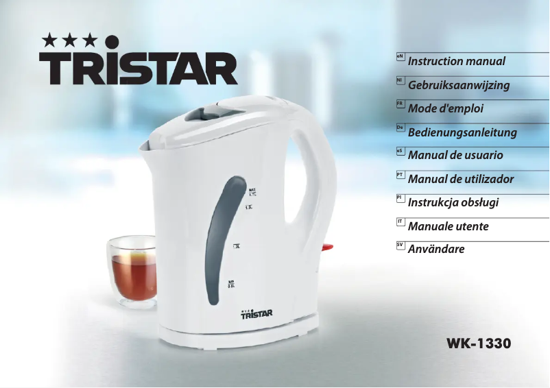 Page 1 de la notice Manuel utilisateur TriStar WK-1330