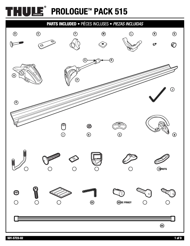 Página 1 del manual Manual de usuario Thule Prologue Pack 515