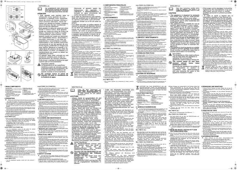 Image de la première page du manuel de l'appareil Ideal Professional FM6721