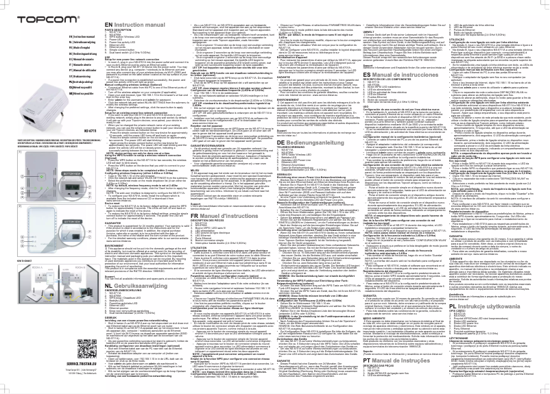 Image de la première page du manuel de l'appareil NS-6711