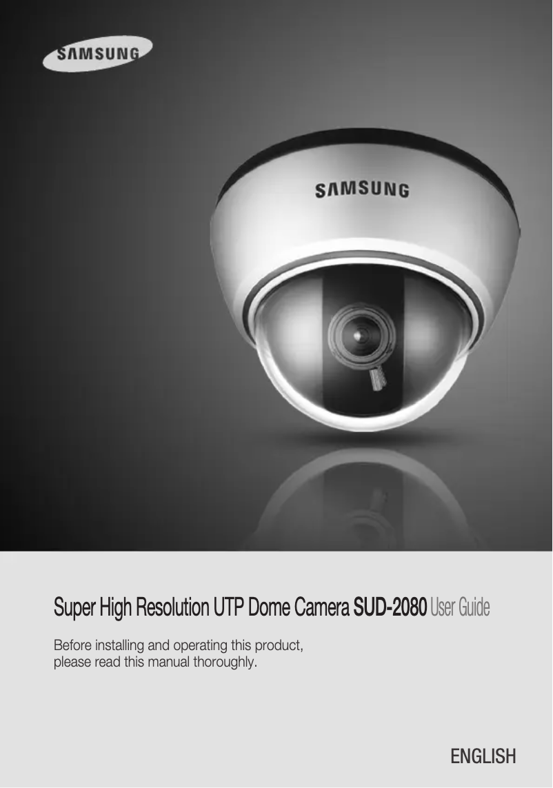 Image de la première page du manuel de l'appareil SUD-2080