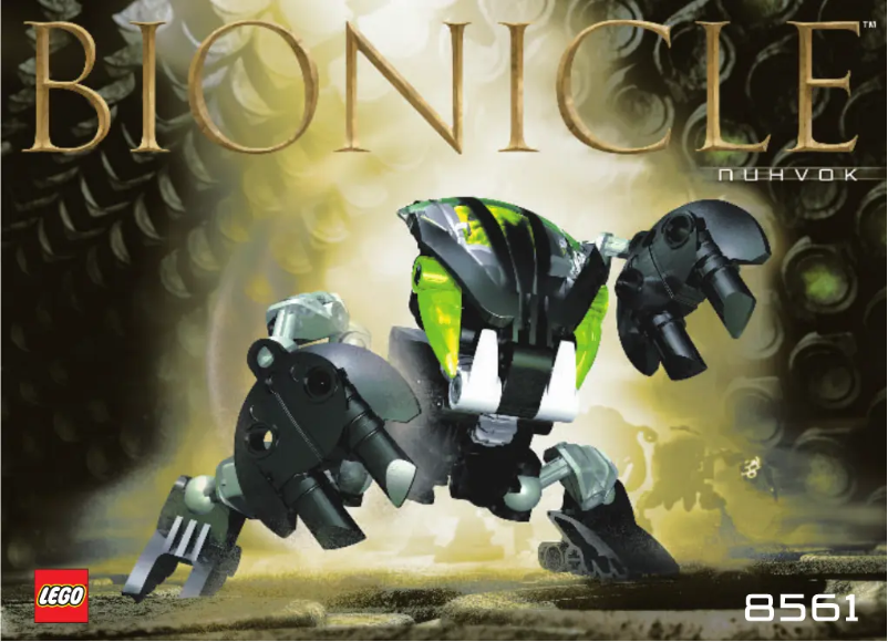 Page 1 de la notice Manuel utilisateur Lego Bionicle 8561
