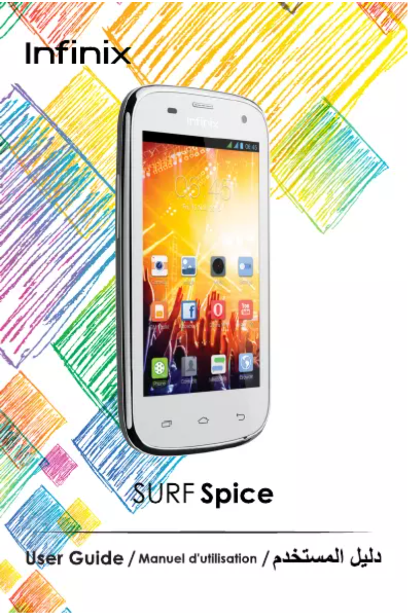 Page n°1 - Manuel utilisateur Infinix Surf Spice X403
