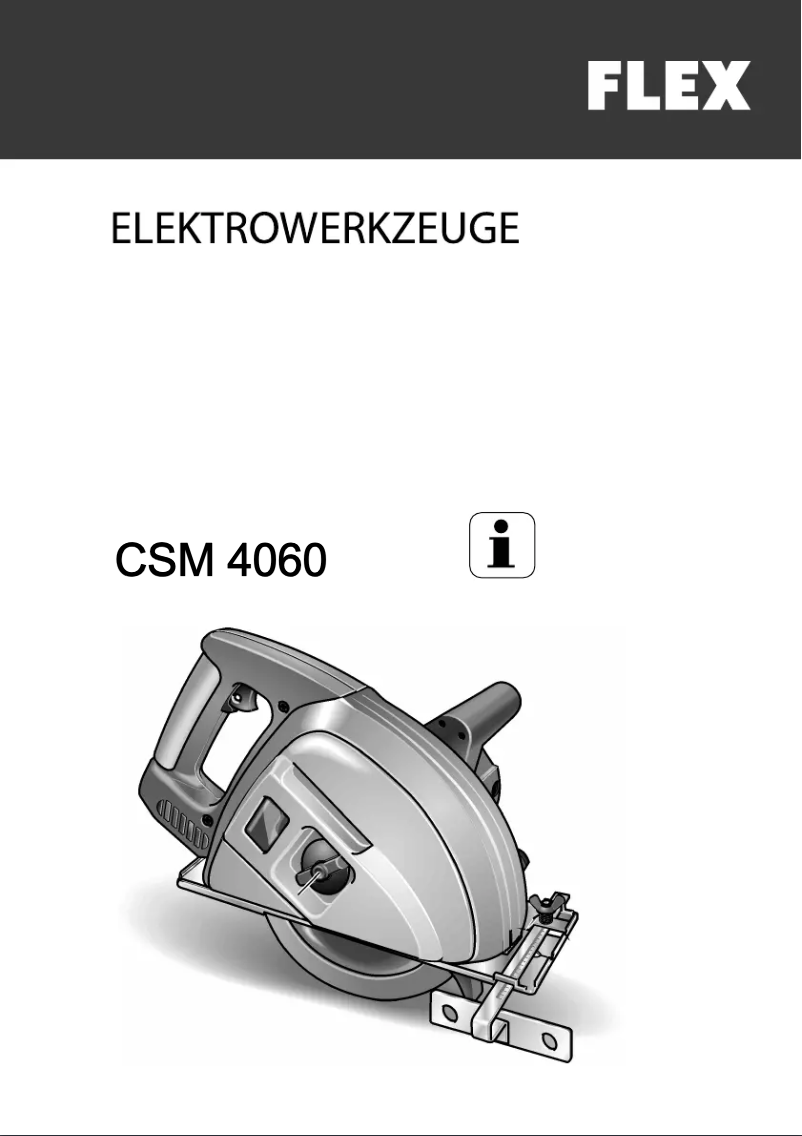 Page 1 de la notice Manuel utilisateur Flex CSM 4060