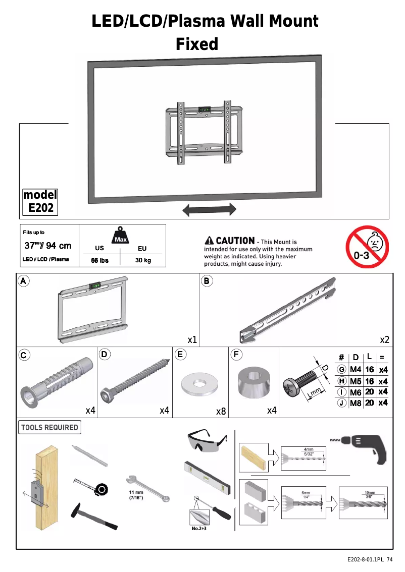 Page n°1 - Manuel utilisateur Barkan E202