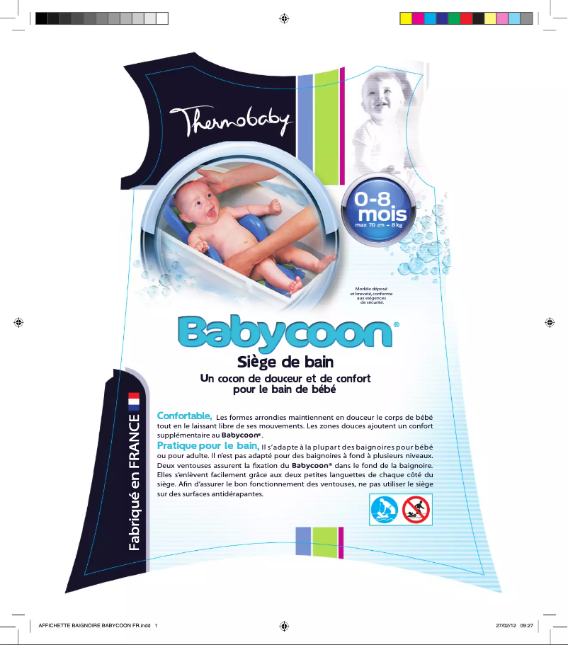 Page 1 de la notice Manuel utilisateur Thermobaby Babycoon