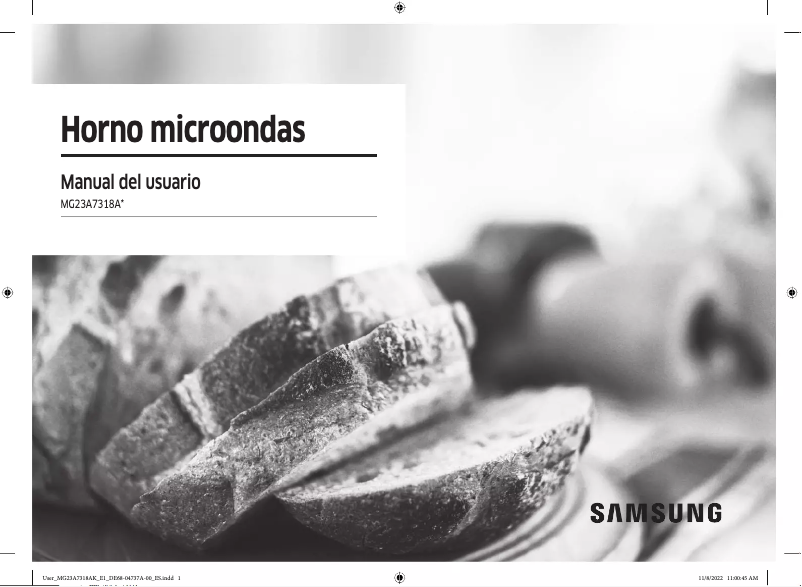 Page 1 de la notice Manuel utilisateur Samsung MG22M8254AT