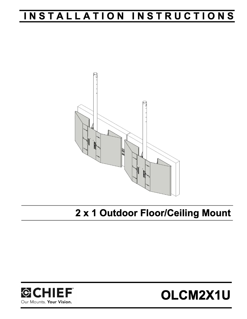 Página 1 del manual Manual de usuario Chief OLCM2X1U