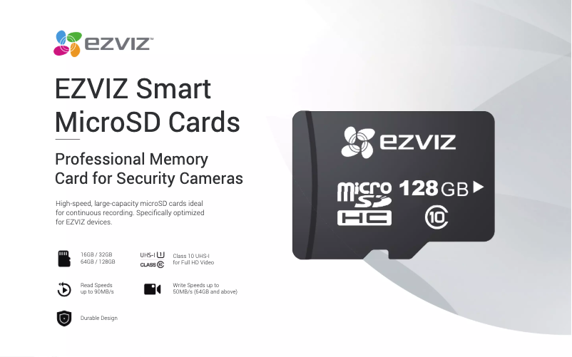 Page n°1 - Manuel utilisateur EZVIZ Smart MicroSD Cards