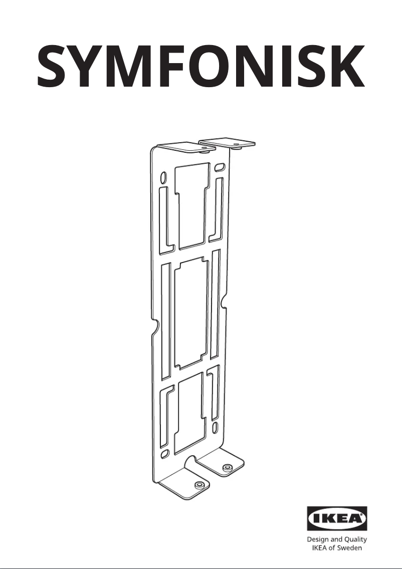 Image de la première page du manuel de l'appareil SYMFONISK 104.609.30