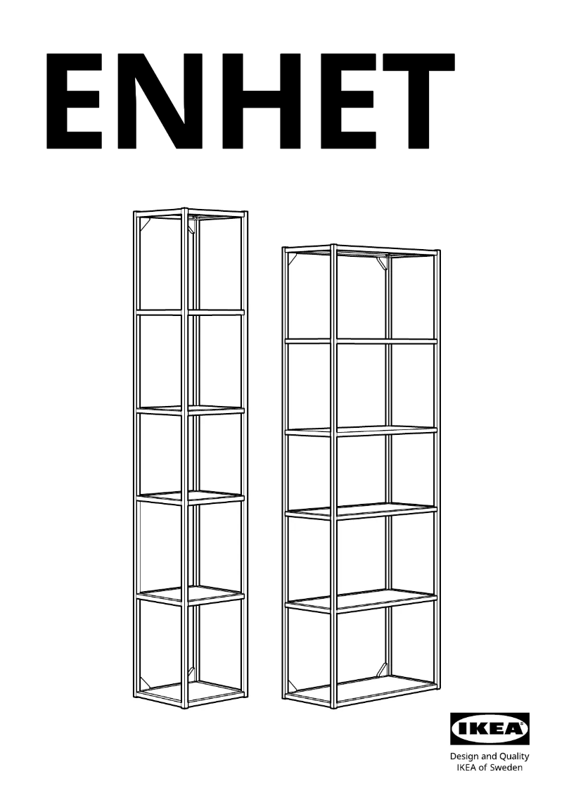 Página 1 del manual Manual de usuario Ikea ENHET 304.816.01