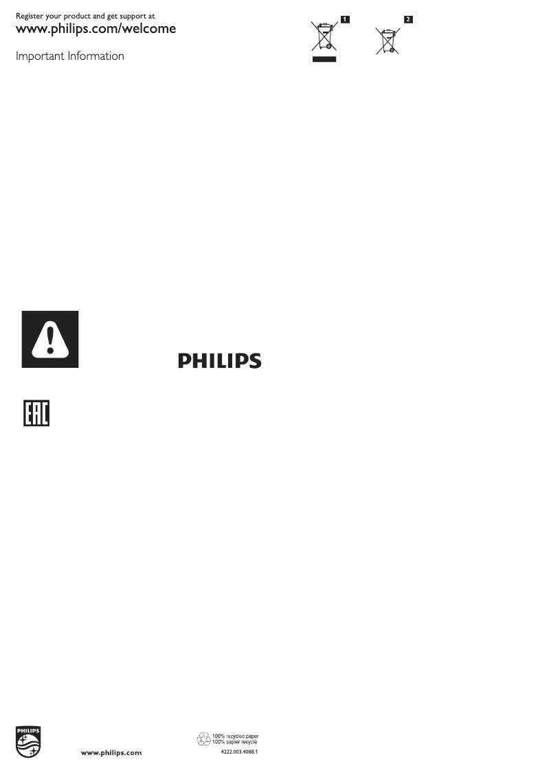 Page 1 de la notice Manuel utilisateur Philips Performer Active FC8650