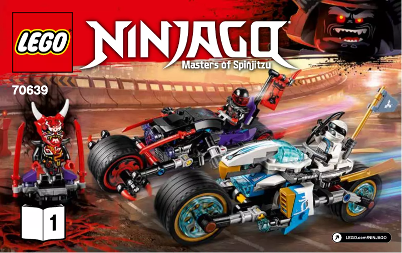 Page 1 de la notice Manuel utilisateur Lego Ninjago 70639