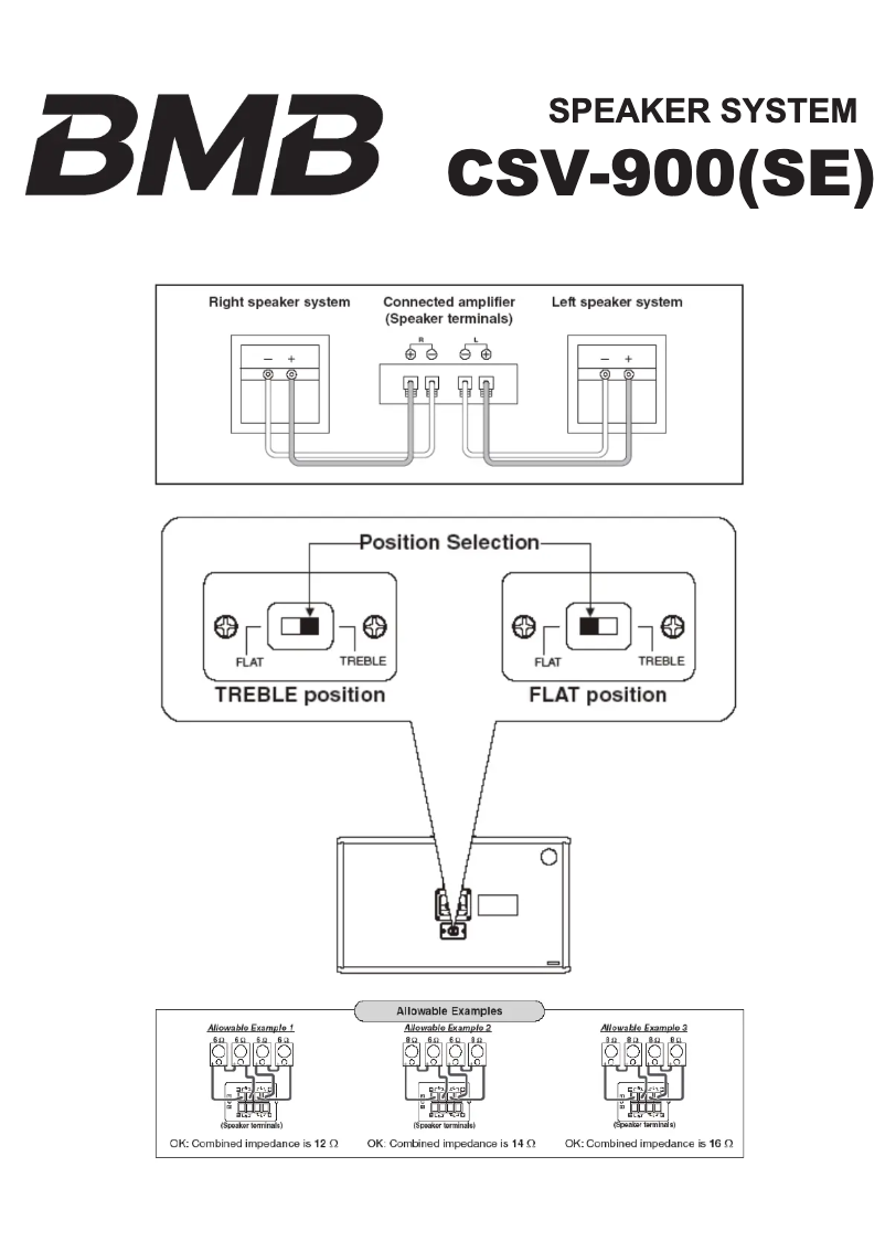 Page n°1 - Manuel utilisateur BMB CSV-900