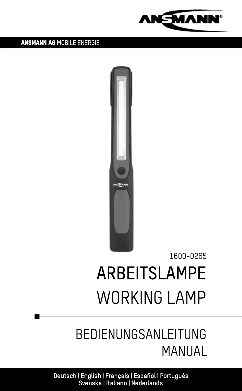 Image de la première page du manuel de l'appareil WL250B