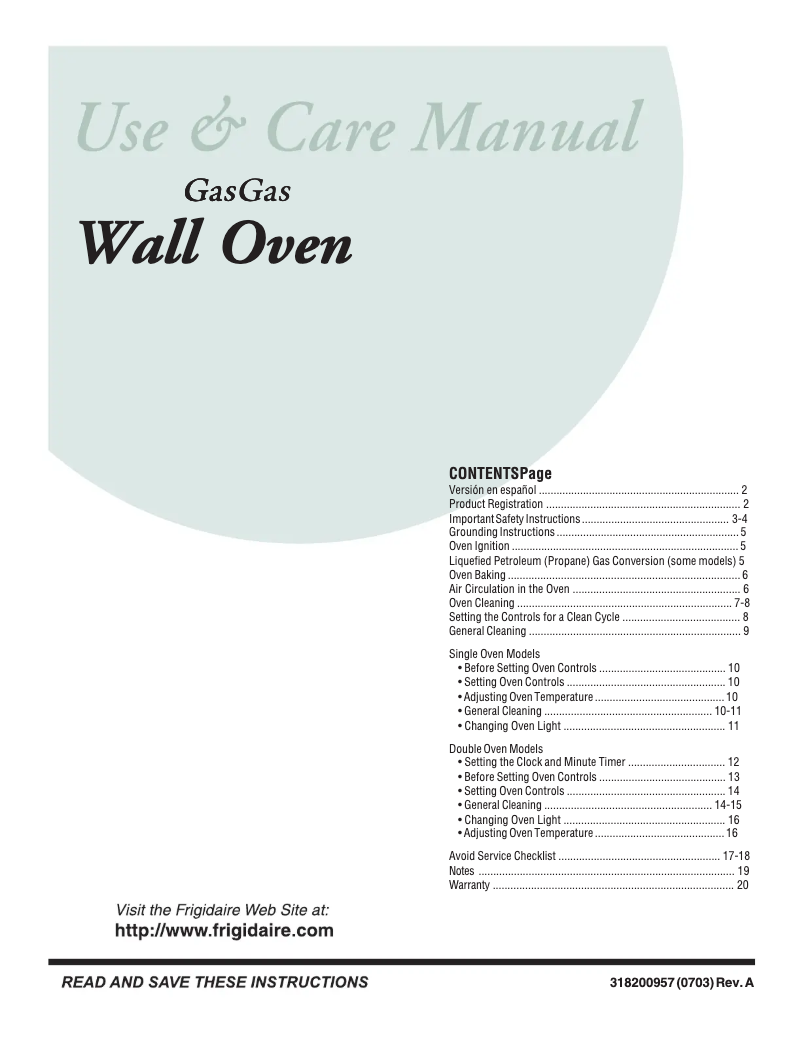 Image de la première page du manuel de l'appareil FGB24L2AB