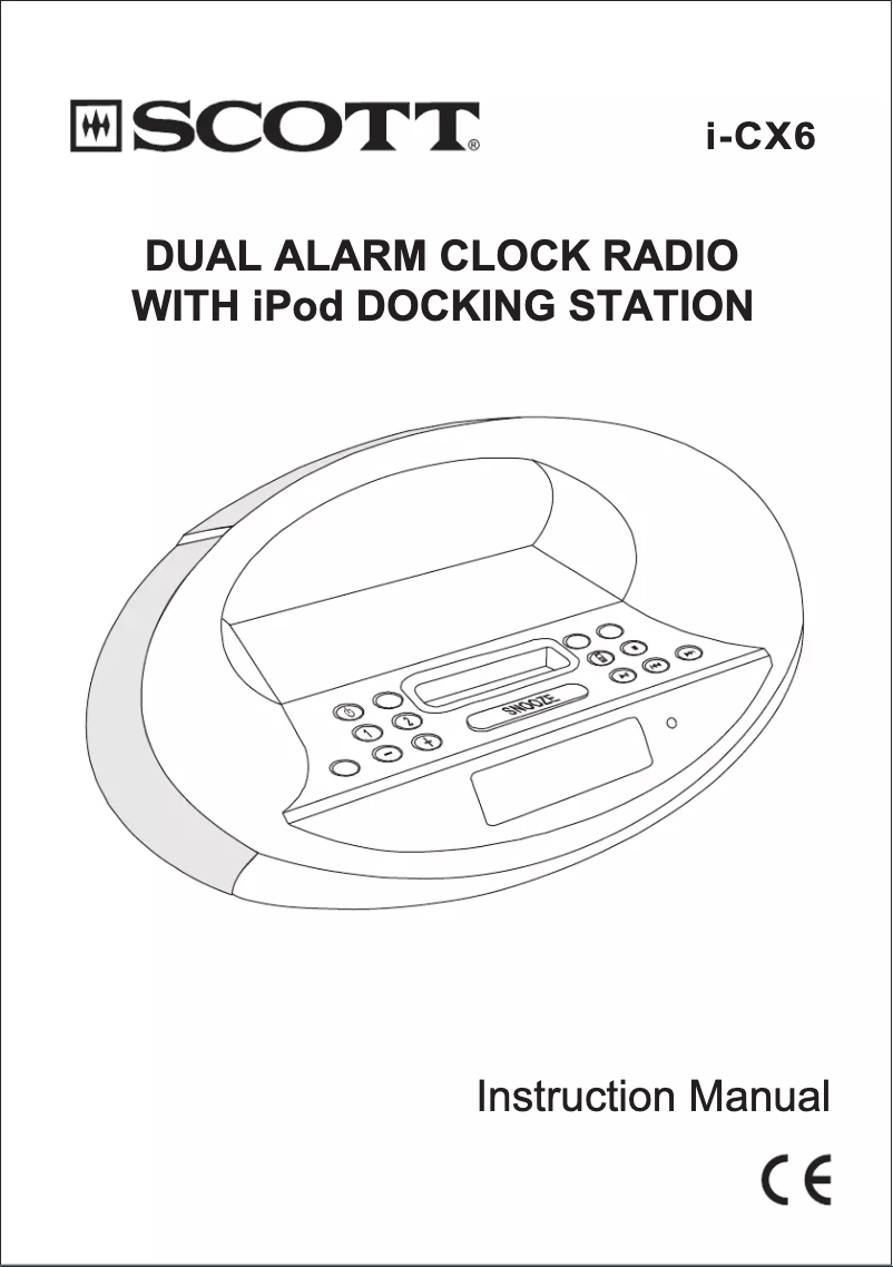 Image de la première page du manuel de l'appareil i-CX 6 Pearl